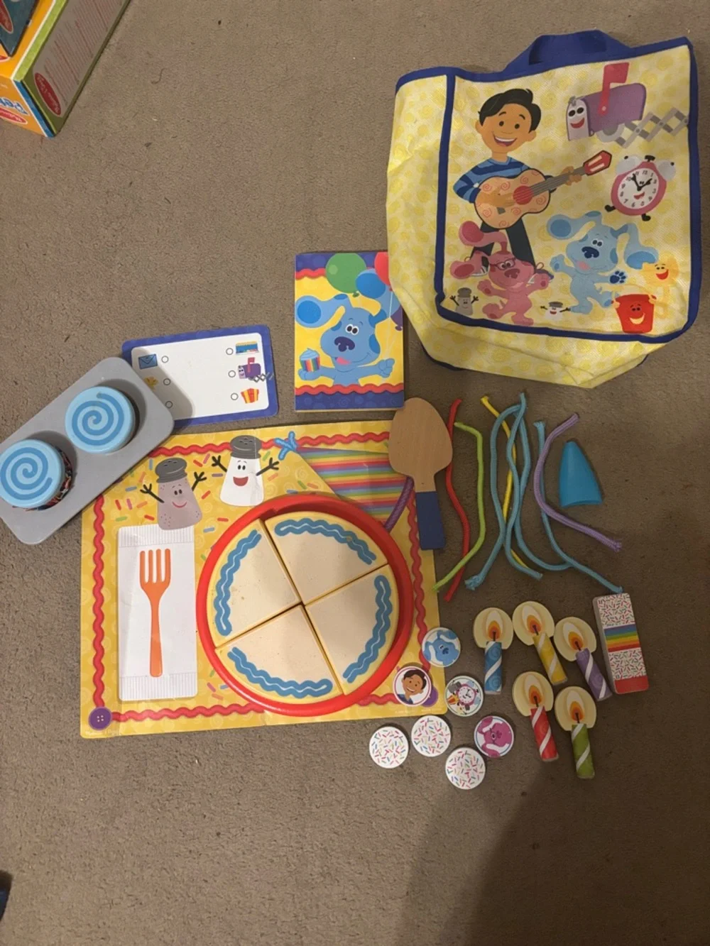 5 for $25 Kids' Blue Clues and You Party Play Set with Carry Bag